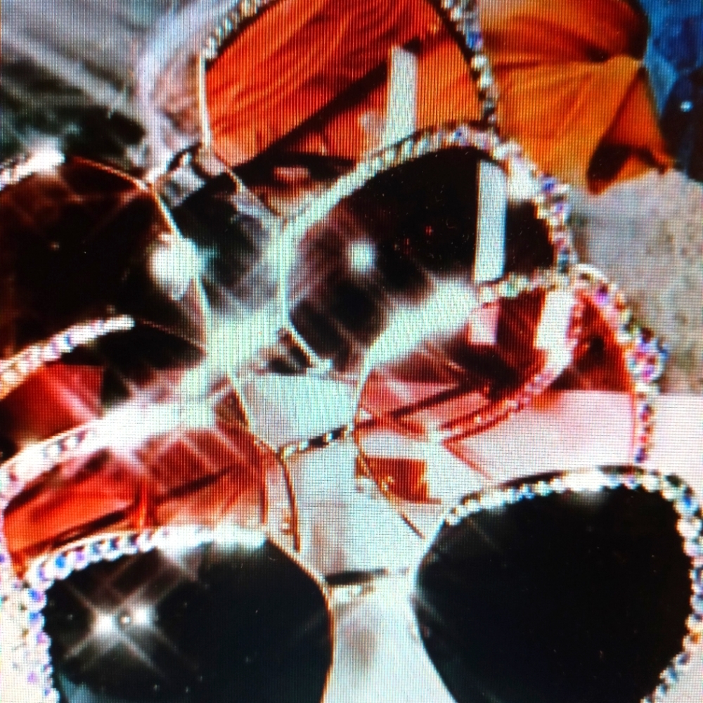 Very Classy Sunglasses with Rhinestones